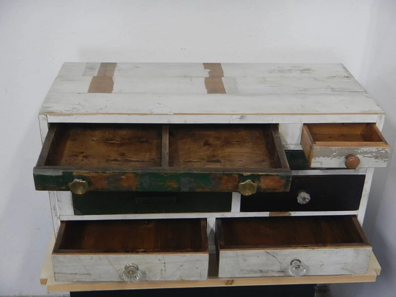 Table chest of drawers 8 drawers 1980 7