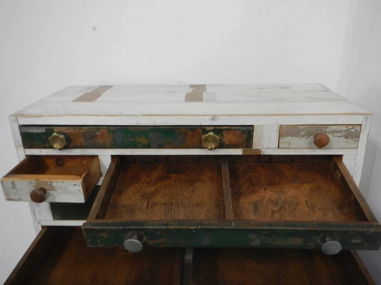 Table chest of drawers 8 drawers 1980 8