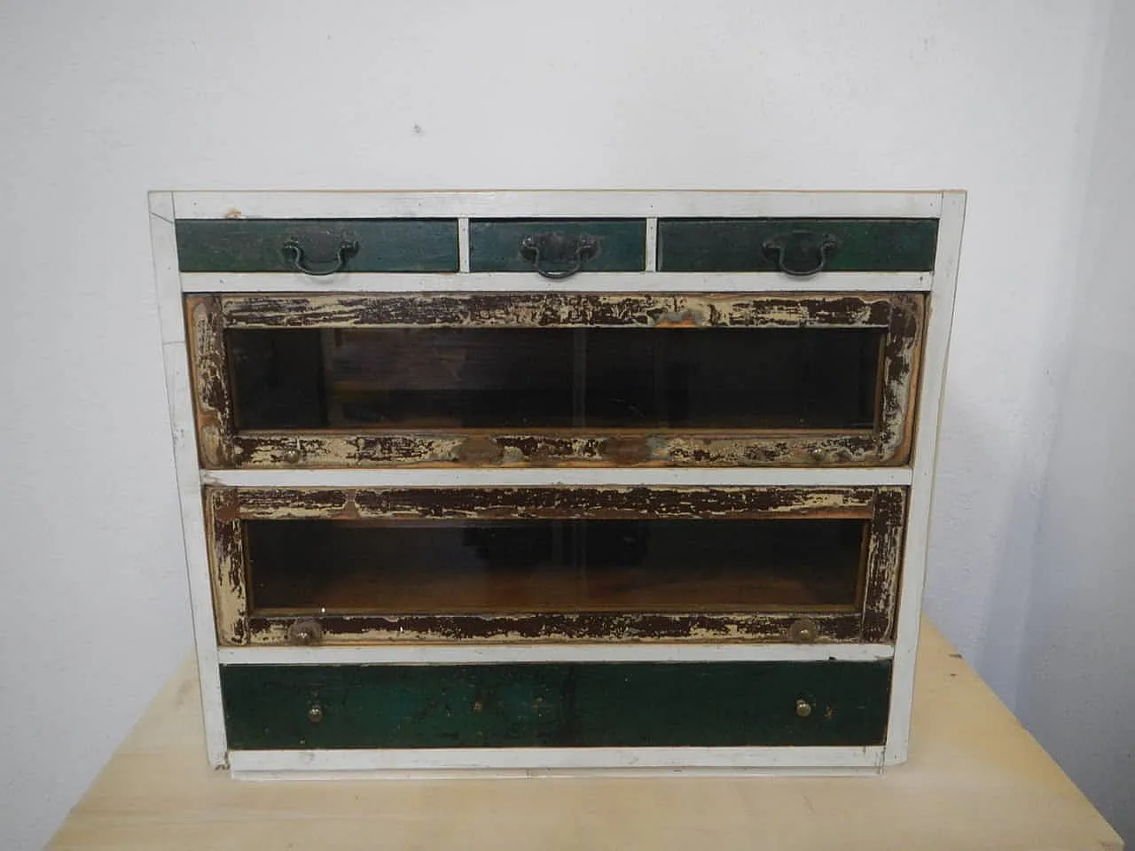 Table chest of drawers 6 drawers 1980 1