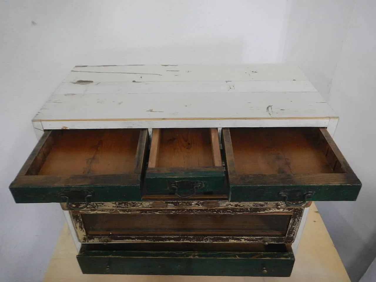Table chest of drawers 6 drawers 1980 10