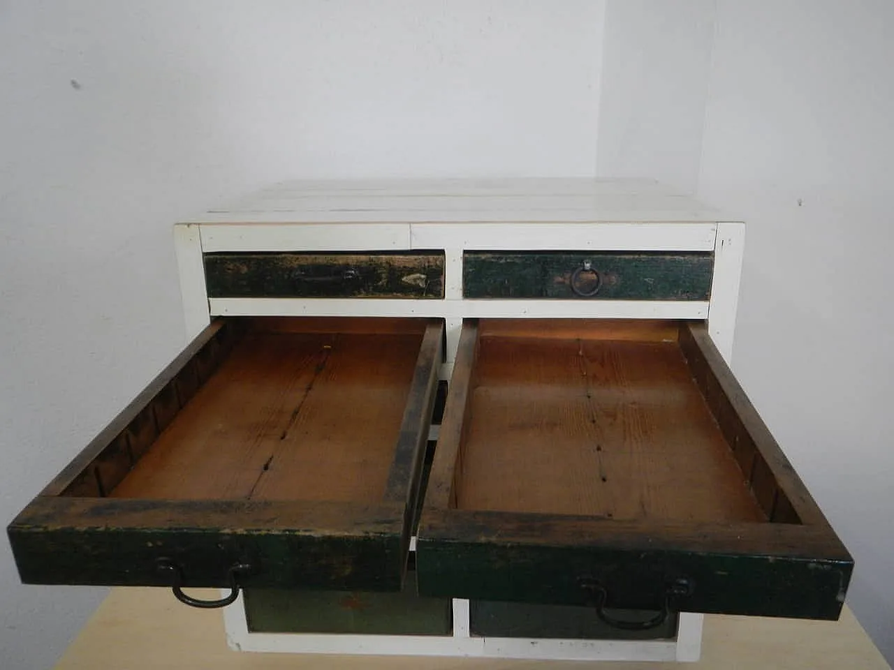 Table chest of drawers 10 drawers 1980 11