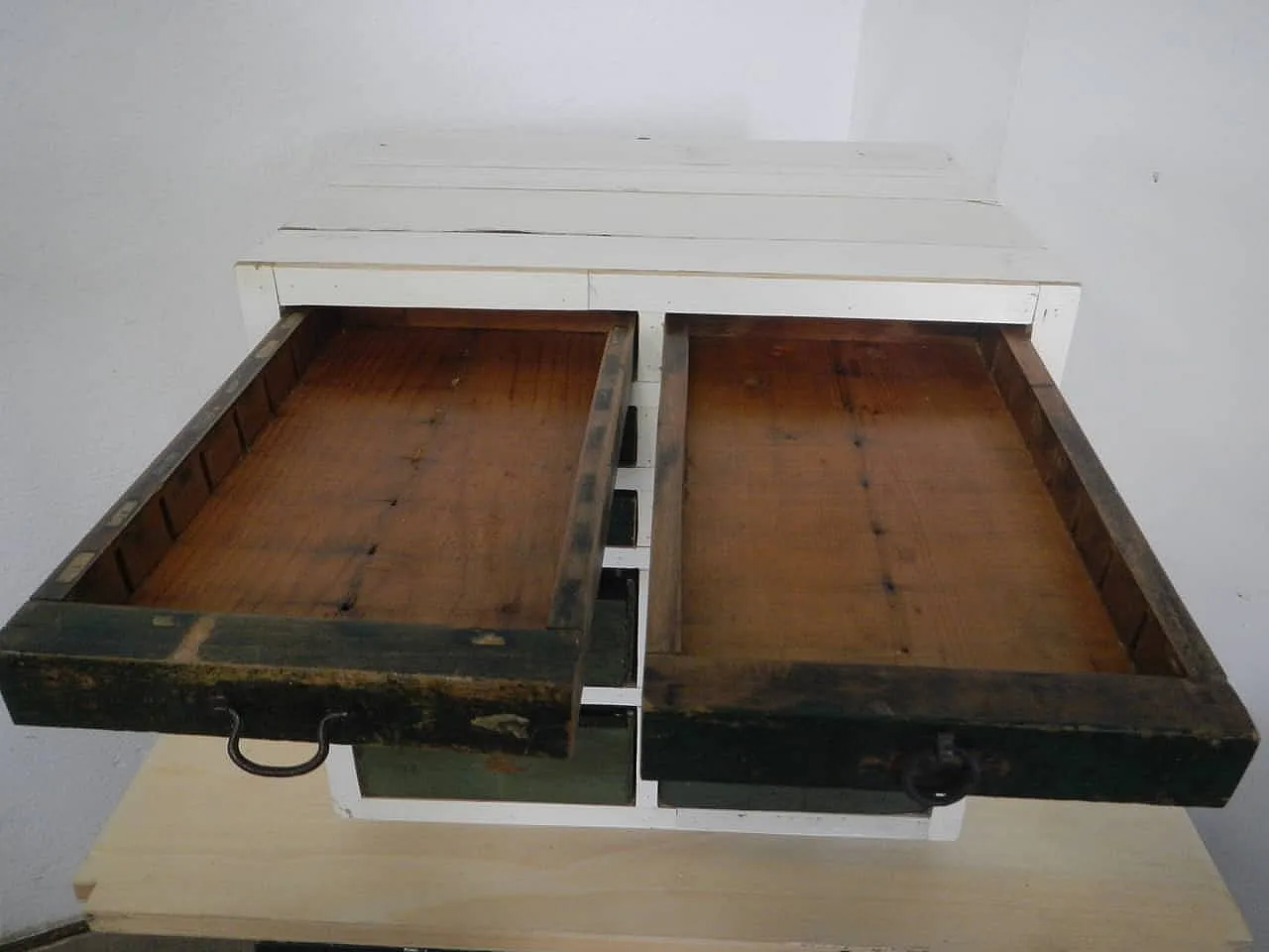 Table chest of drawers 10 drawers 1980 12