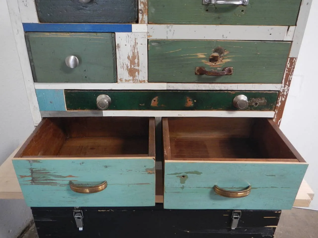 Table chest of drawers 8 drawers 1980 6