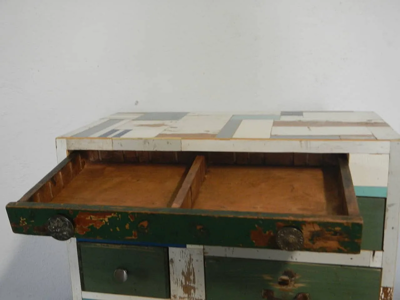 Table chest of drawers 8 drawers 1980 10