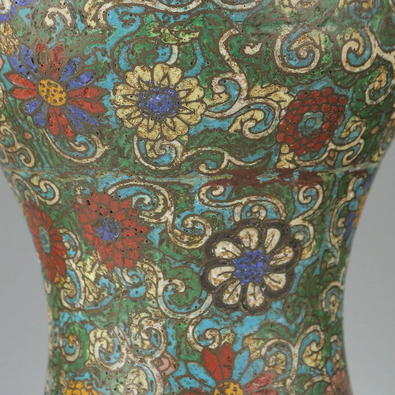Cloisonné vase, 20th century 5