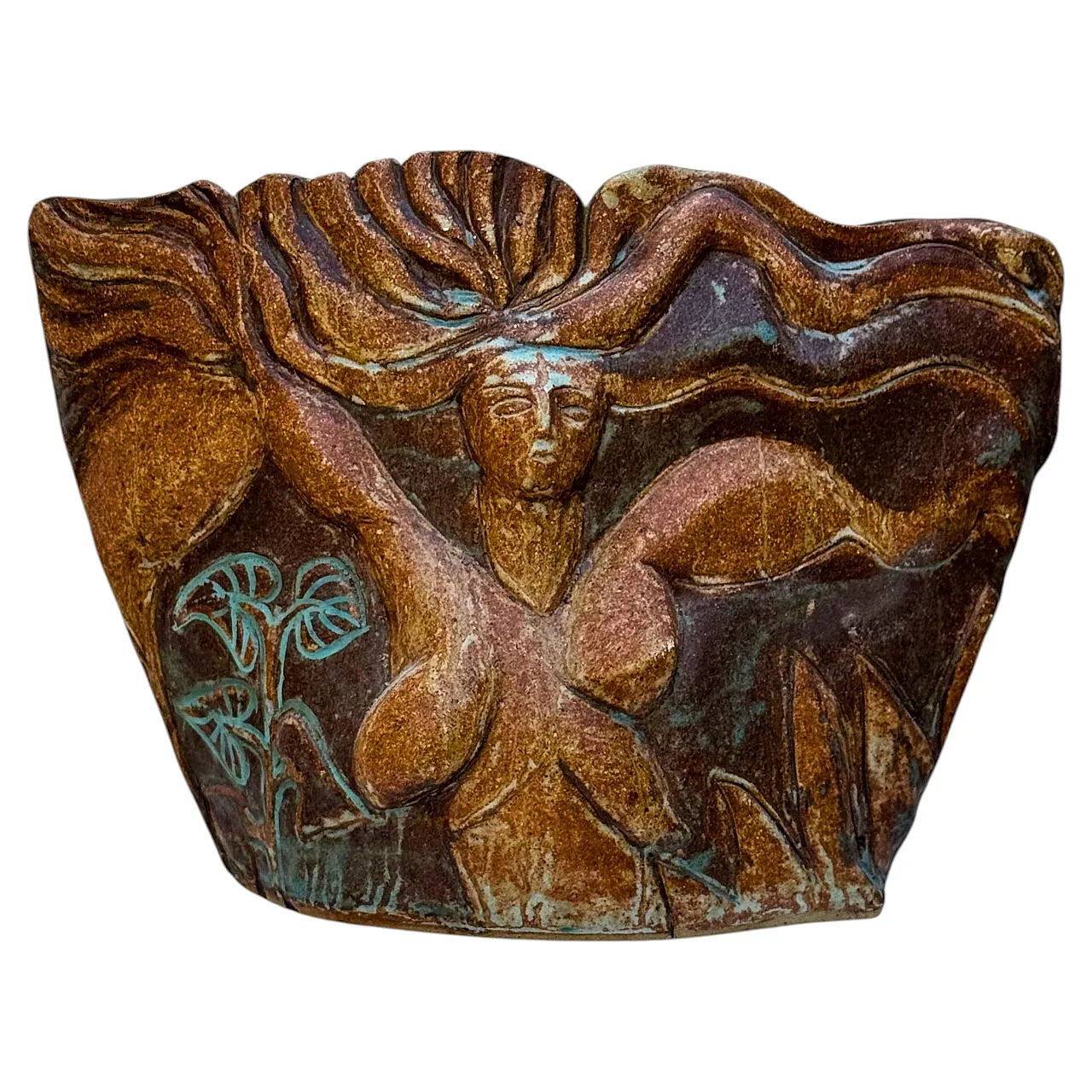 Marylyn Hyde, vaso femminile scultoreo in gres, anni '70 1