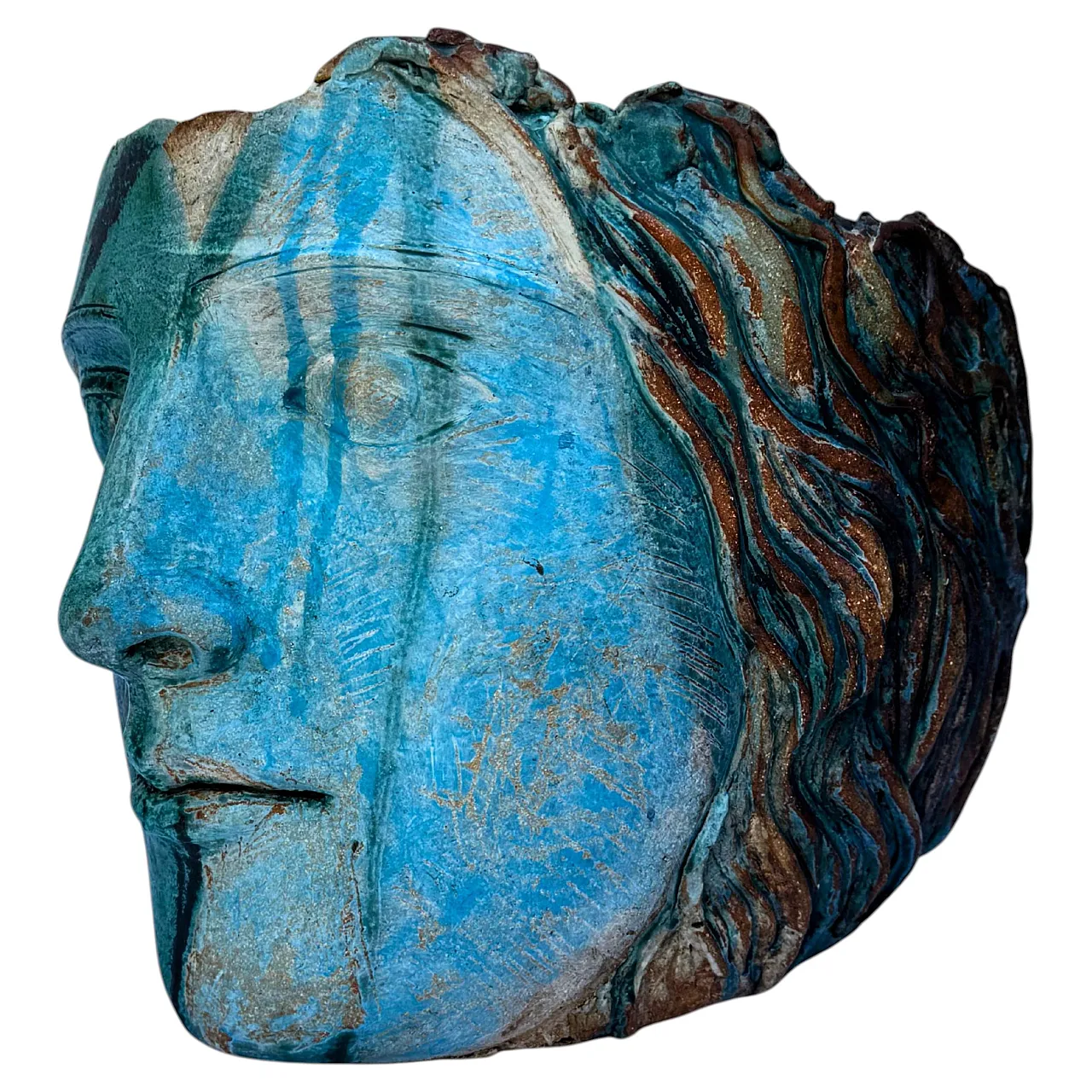 MARYLYN HYDE, vaso scultoreo in ceramica gres, anni '70 1