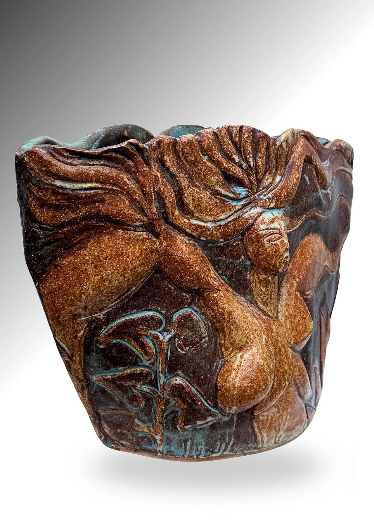 Marylyn Hyde, vaso femminile scultoreo in gres, anni '70 3