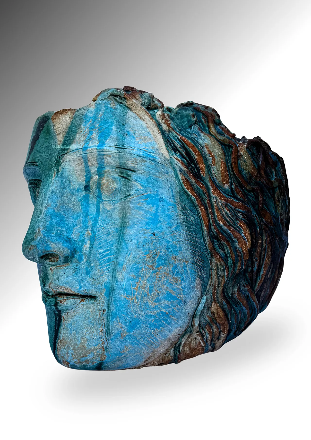 MARYLYN HYDE, vaso scultoreo in ceramica gres, anni '70 5