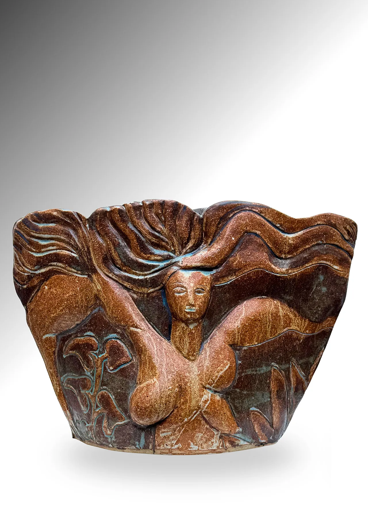 Marylyn Hyde, vaso femminile scultoreo in gres, anni '70 7