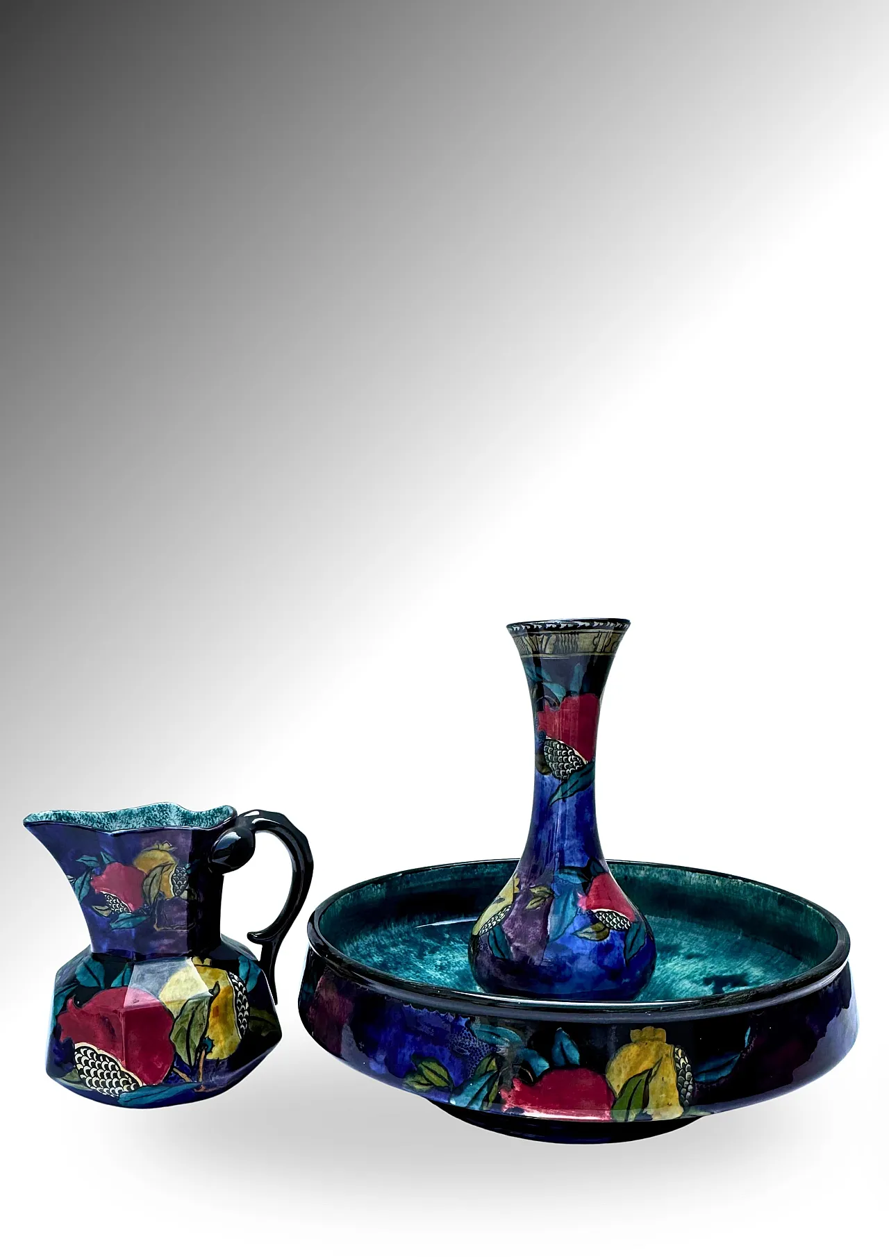 J. Hancock & Sons Rubens Ware, set di vasellame d'arte anni '30 8