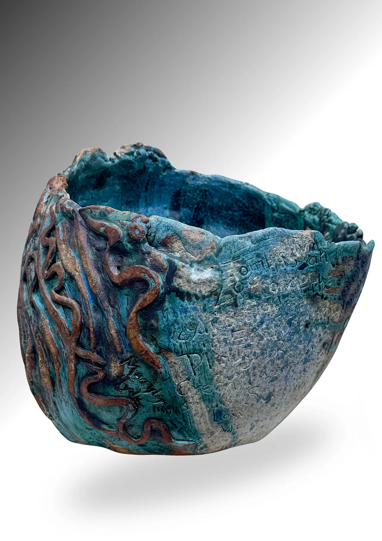 MARYLYN HYDE, vaso scultoreo in ceramica gres, anni '70 9