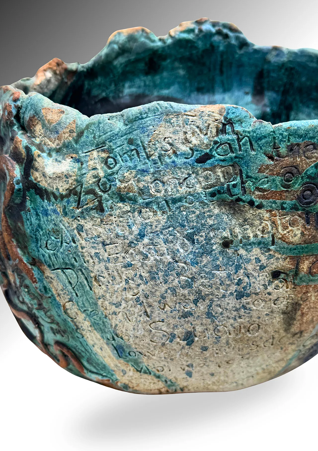 MARYLYN HYDE, vaso scultoreo in ceramica gres, anni '70 13