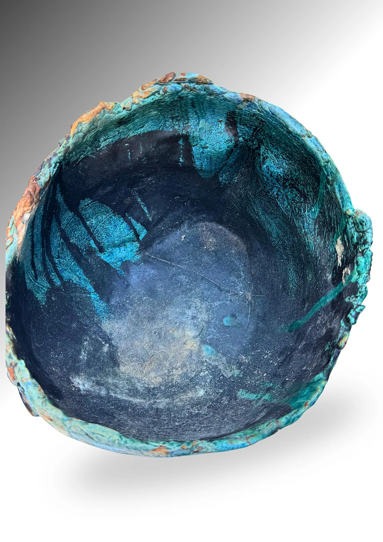 MARYLYN HYDE, vaso scultoreo in ceramica gres, anni '70 14