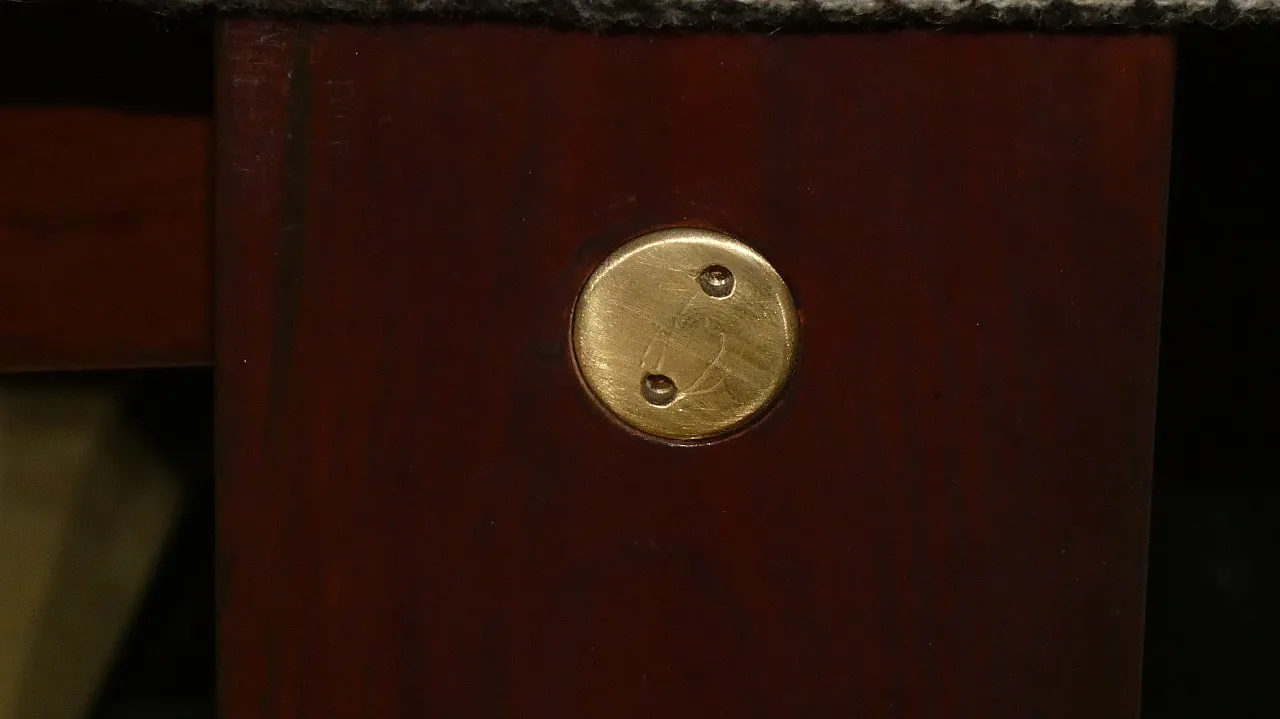 4 Sedie in legno e tweed di Acerbis International, Italia, anni '80 24