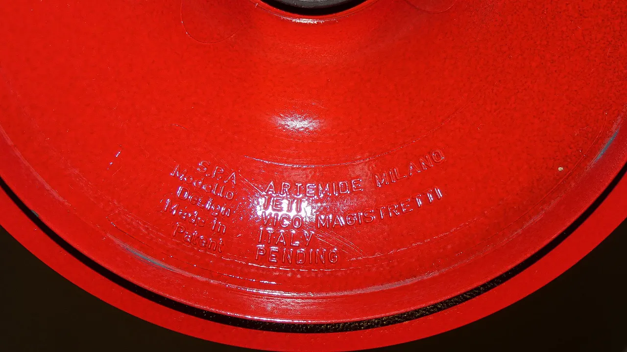 Lampada da soffitto Teti di Vico Magistretti per Artemide, Italia, 1970 8