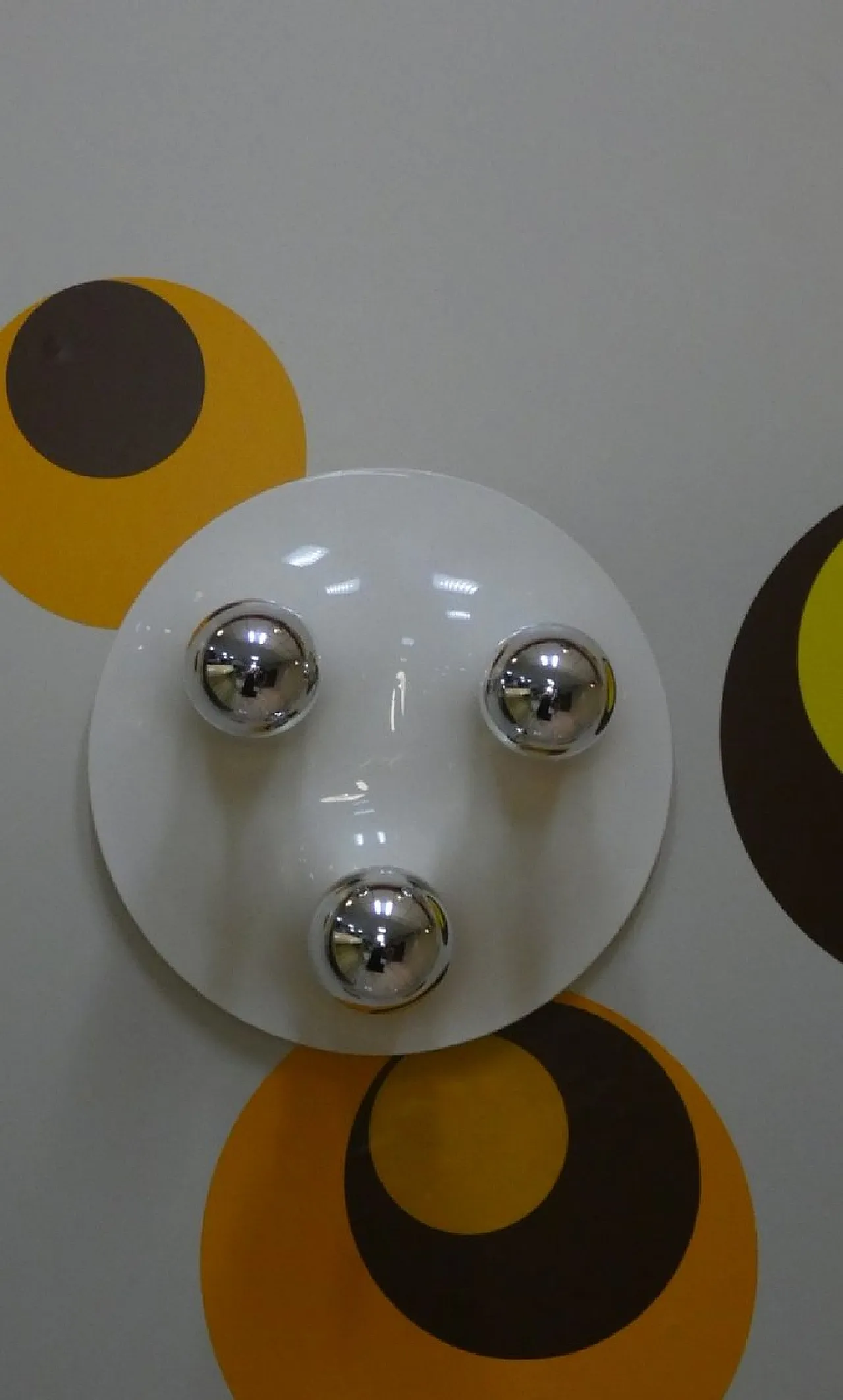 Lampada da soffitto Triteti di Vico Magistretti per Artemide, anni '60 1