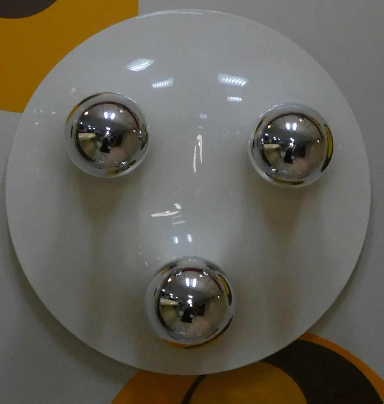 Lampada da soffitto Triteti di Vico Magistretti per Artemide, anni '60 2
