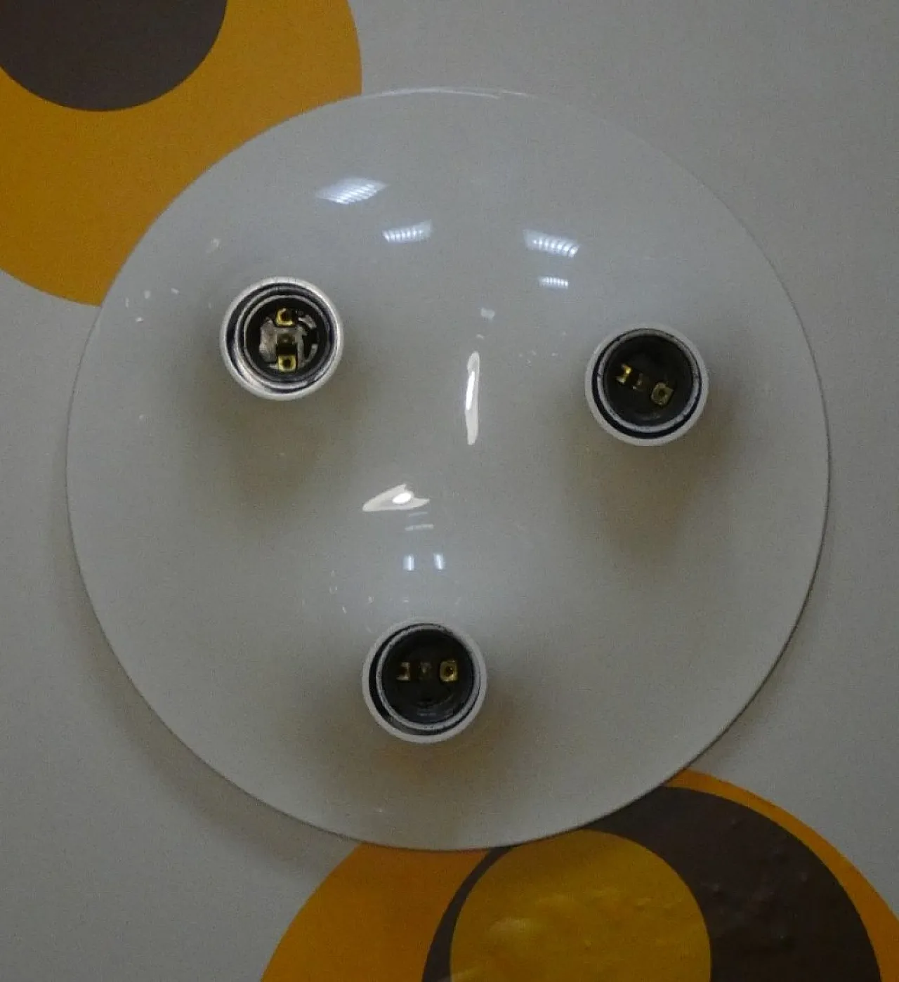 Lampada da soffitto Triteti di Vico Magistretti per Artemide, anni '60 5