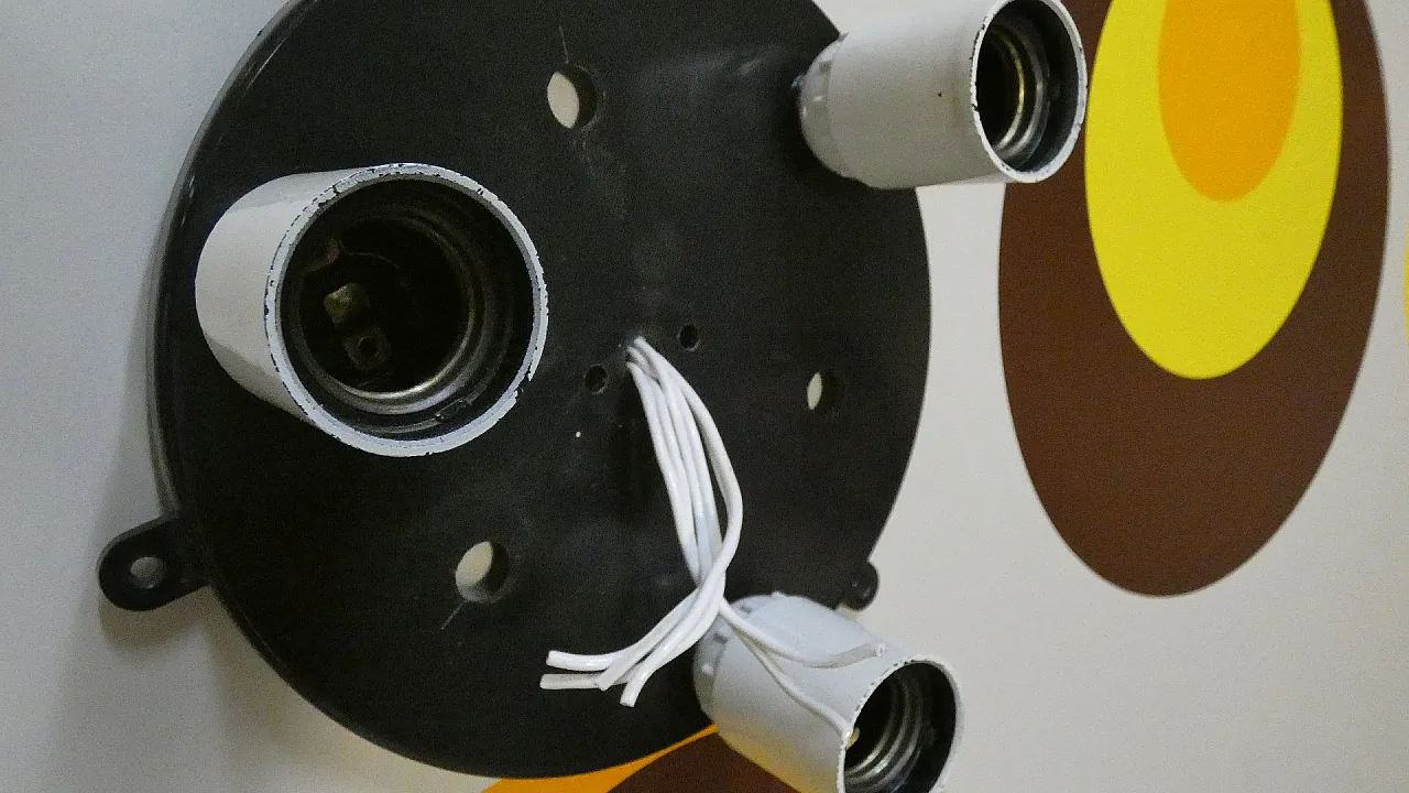 Lampada da soffitto Triteti di Vico Magistretti per Artemide, anni '60 7