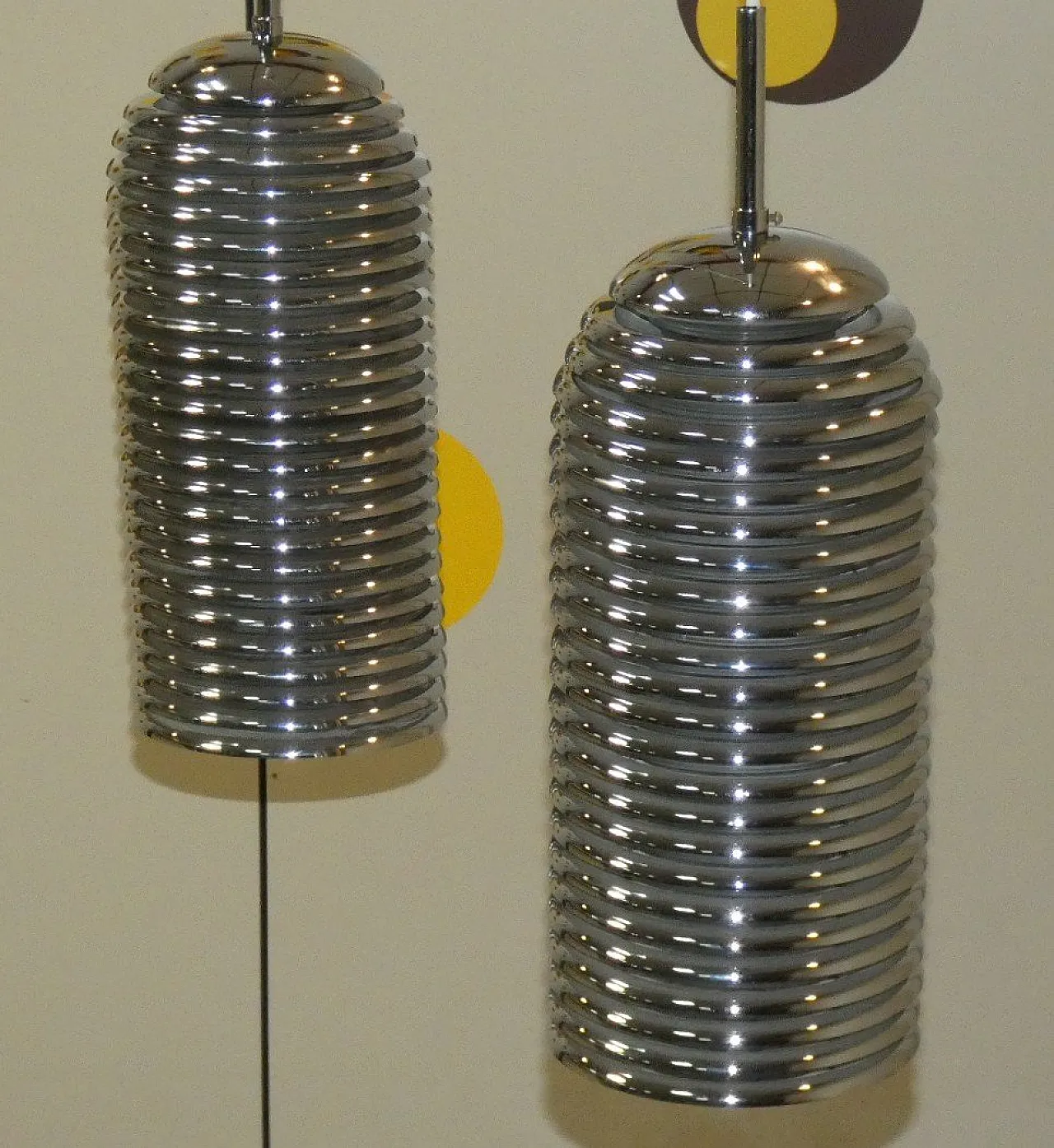 Coppia di lampade Saturno di K.Motozawa per Staff Leuchten, anni '70 29