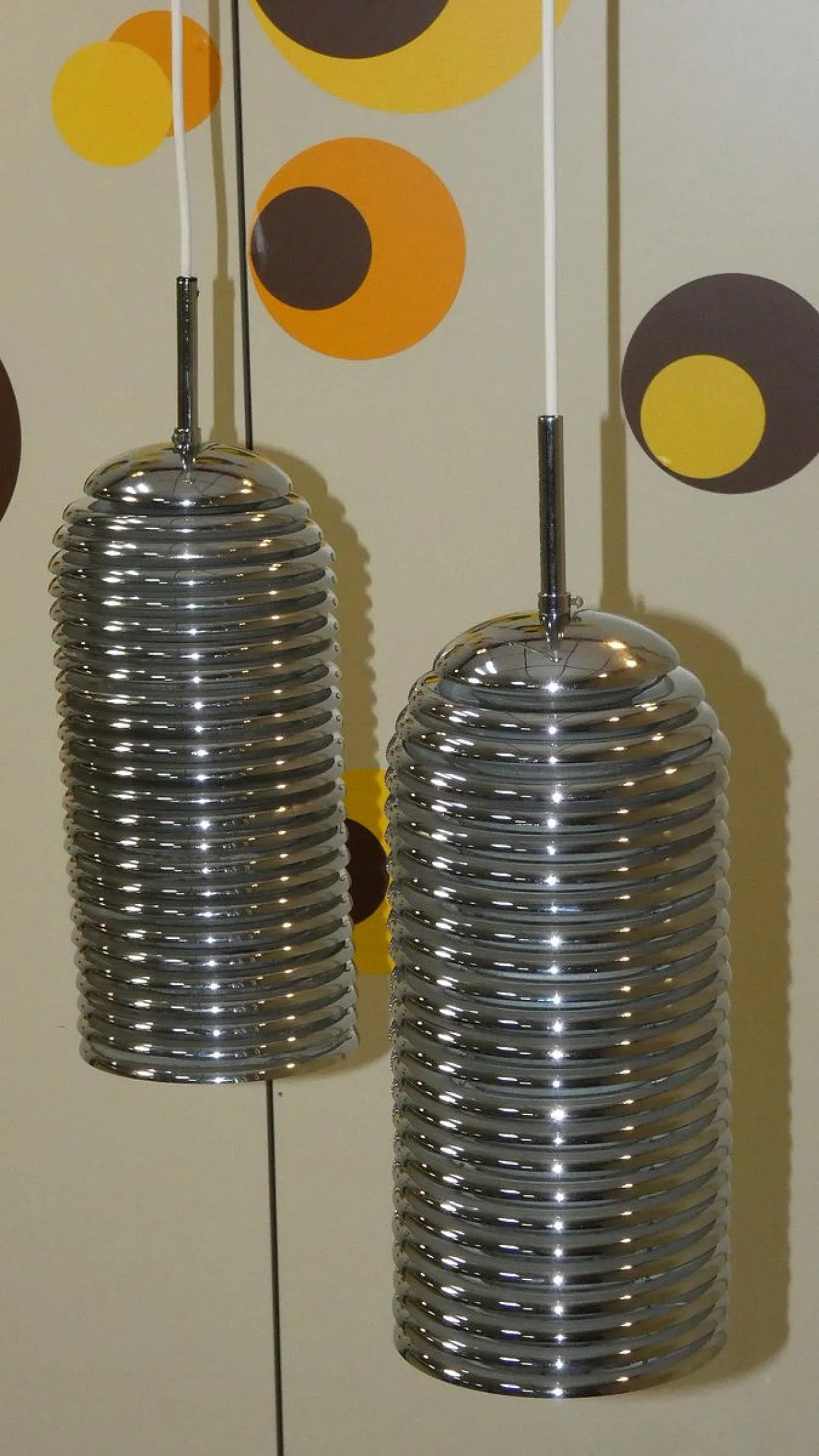 Coppia di lampade Saturno di K.Motozawa per Staff Leuchten, anni '70 32