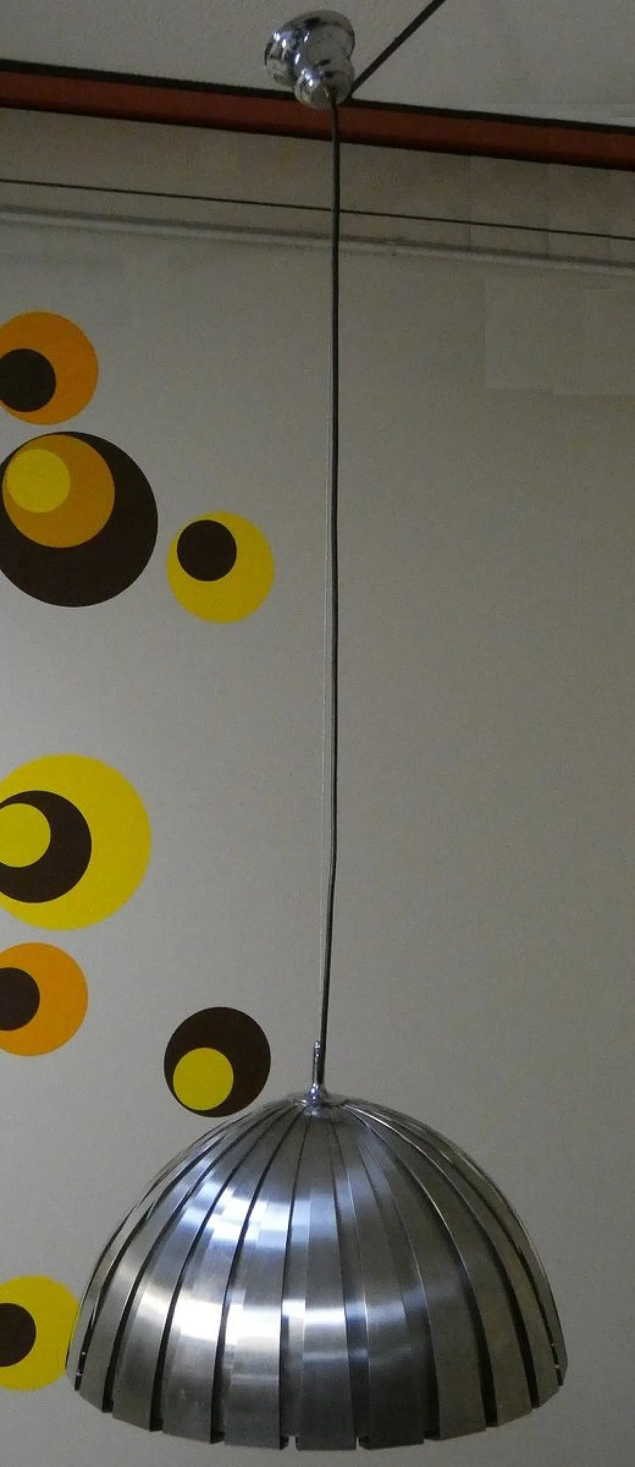 Lampada a sospensione Calotta di Elio Martinelli per Martinelli Luce, Italia, anni '70 1