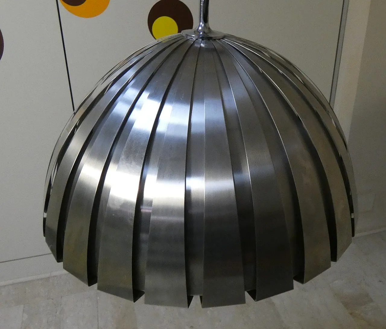 Lampada a sospensione Calotta di Elio Martinelli per Martinelli Luce, Italia, anni '70 4