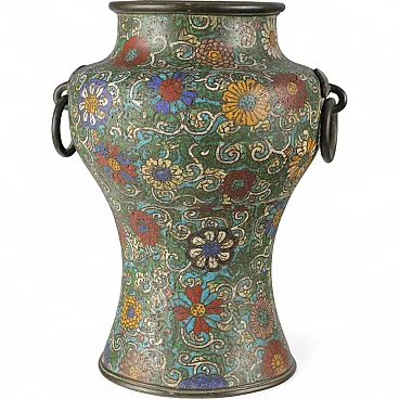 Cloisonné vase, 20th century