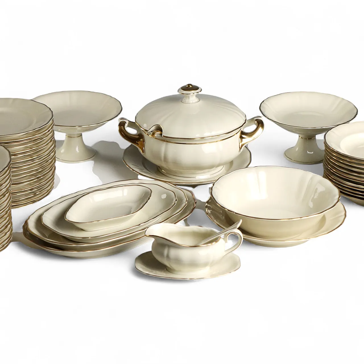 Stolzenfels Bavaria porcelain dinner service, 20th century 11