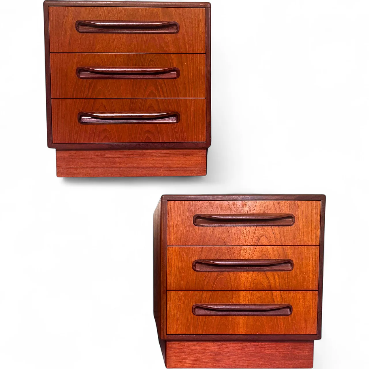 Coppia di comodini in teak di E. Gomme per G-Plan England, anni '60 18