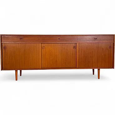 Danish Scandinavian Modern teak sideboard, 1960s