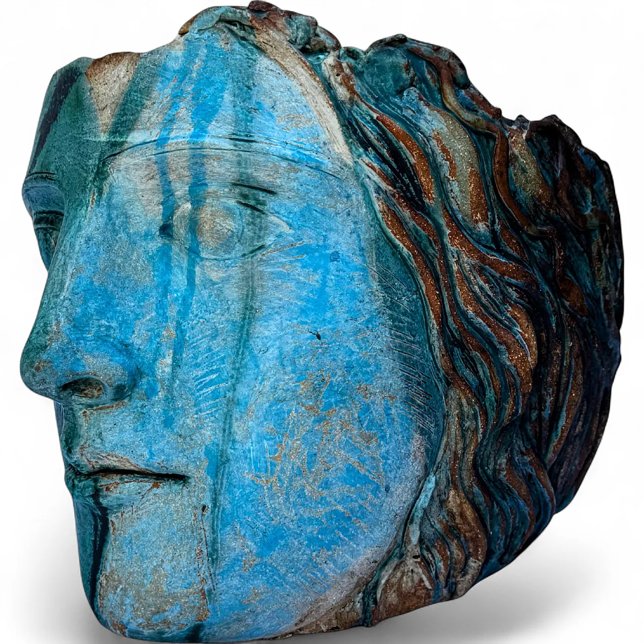 MARYLYN HYDE, vaso scultoreo in ceramica gres, anni '70 16