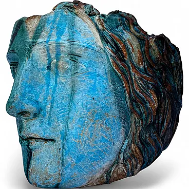 MARYLYN HYDE, vaso scultoreo in ceramica gres, anni '70