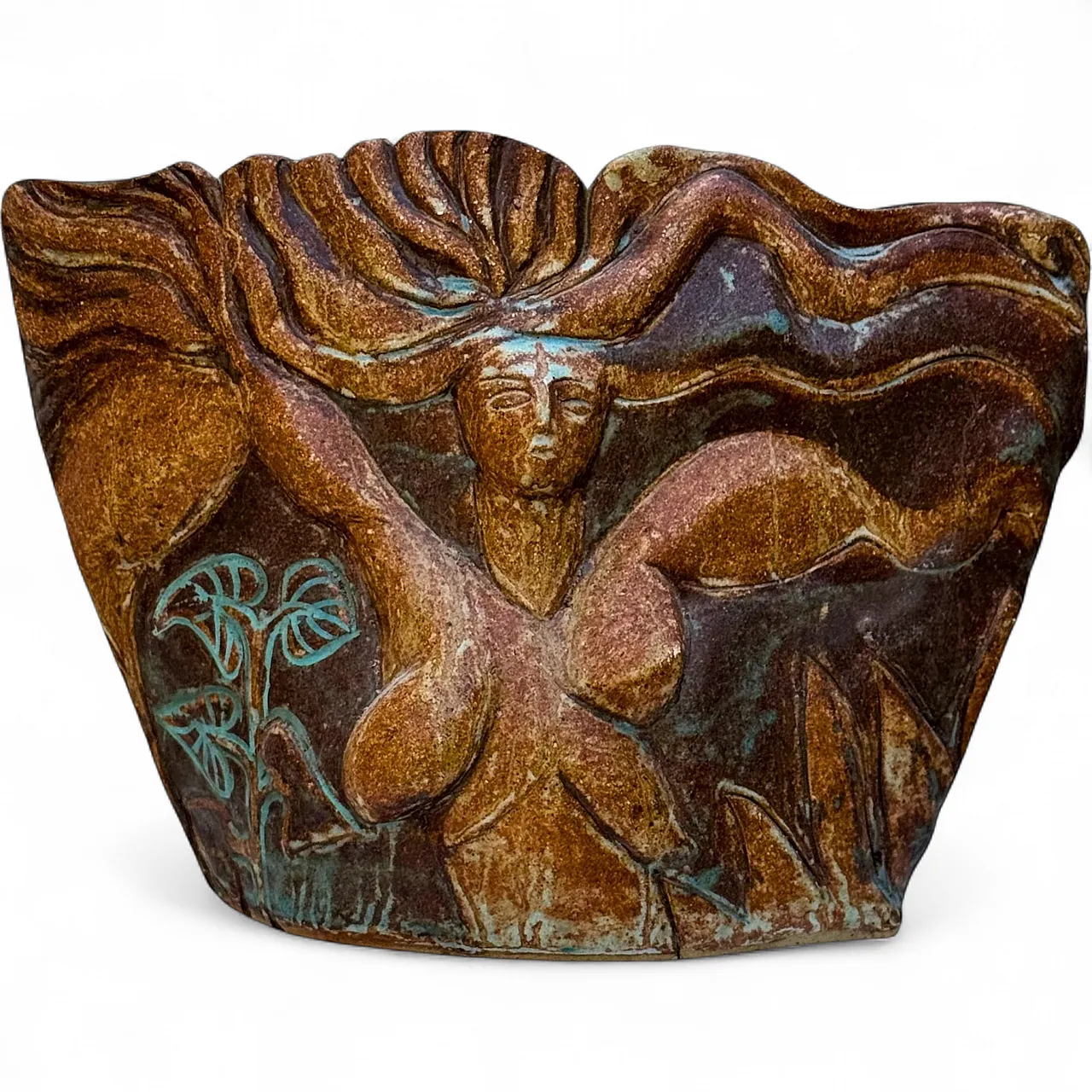 Marylyn Hyde, vaso femminile scultoreo in gres, anni '70 13