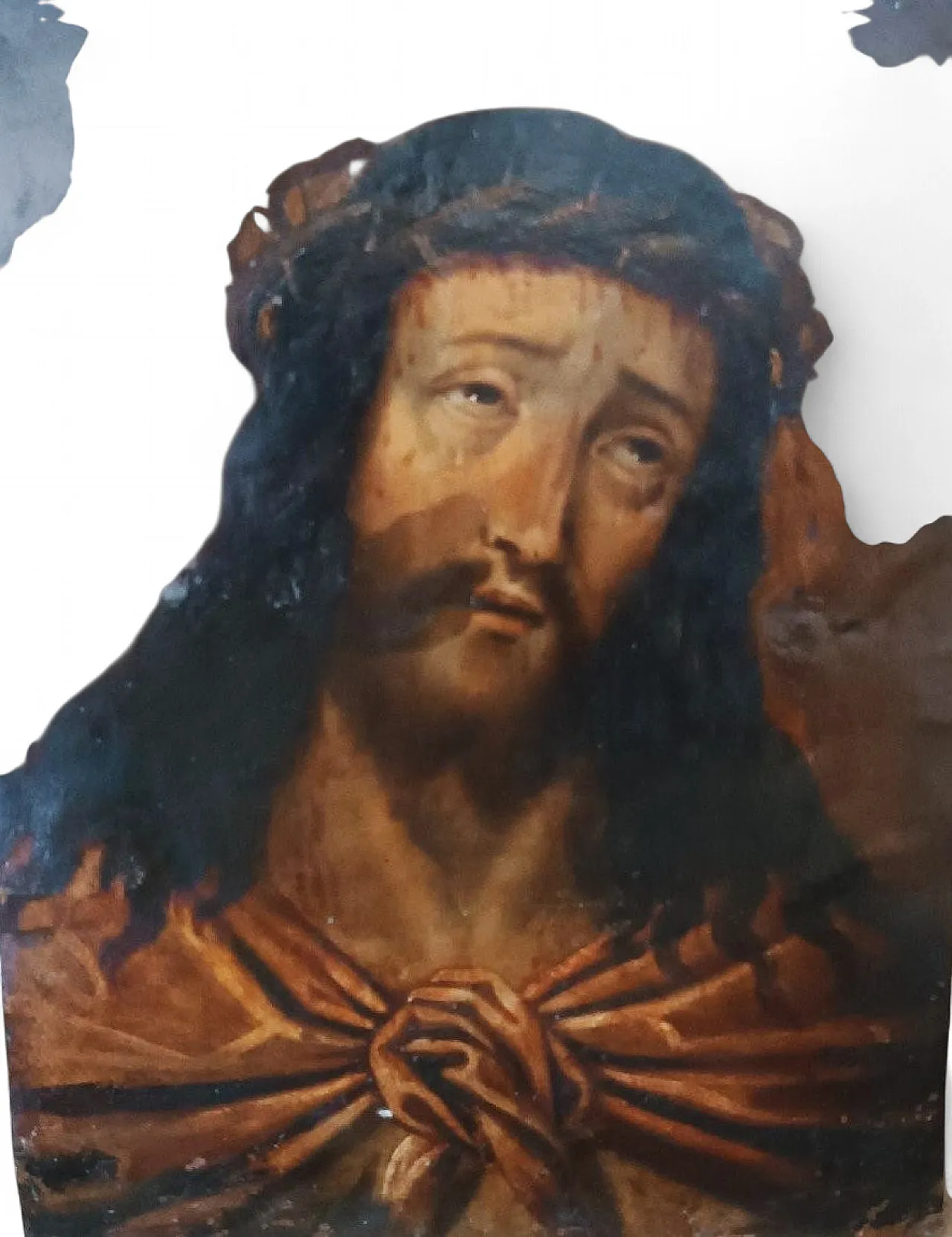 Christ Ecce Homo, painted on copper, 17th century 7