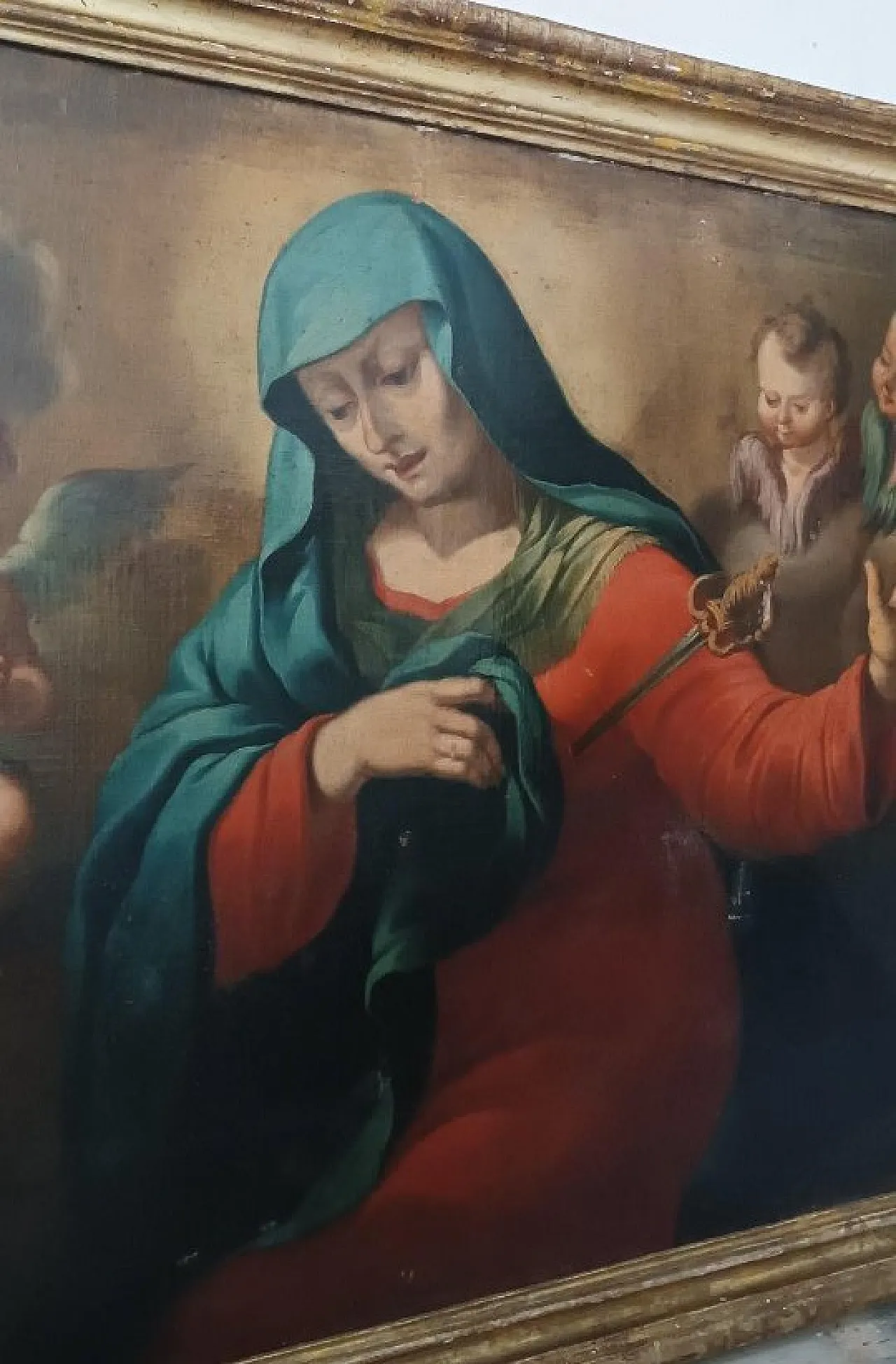 Virgin in Mourning, oil on canvas, 18th century 9
