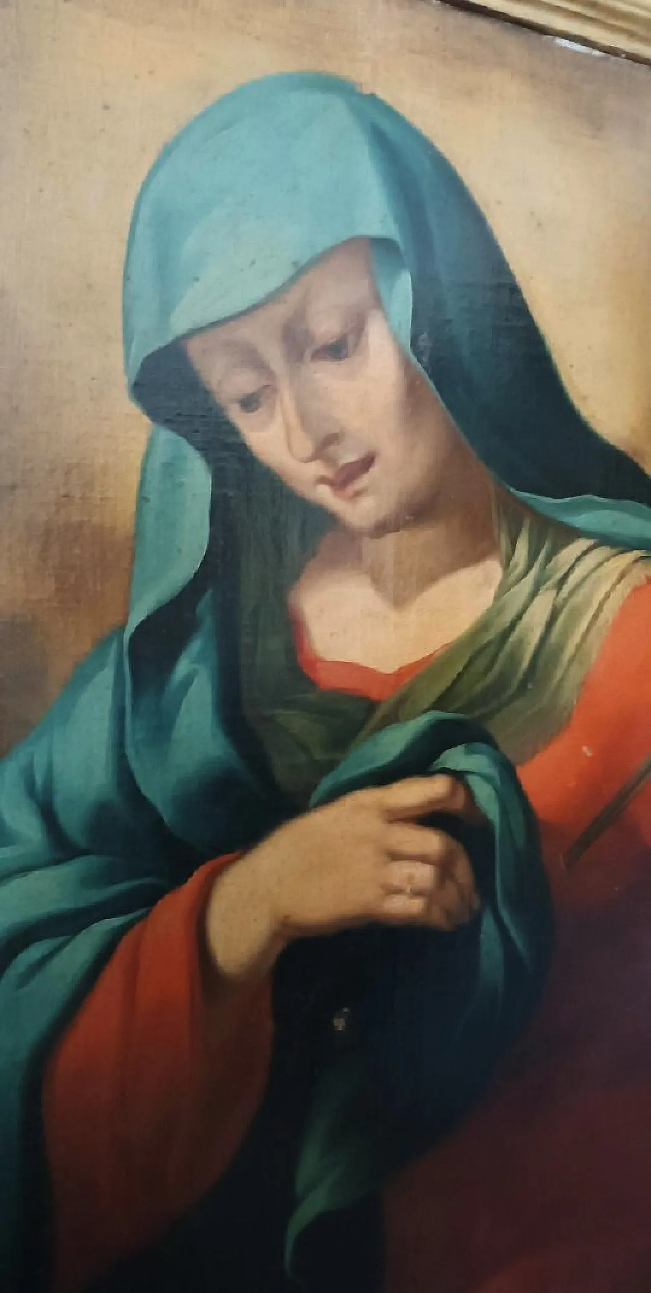 Virgin in Mourning, oil on canvas, 18th century 10