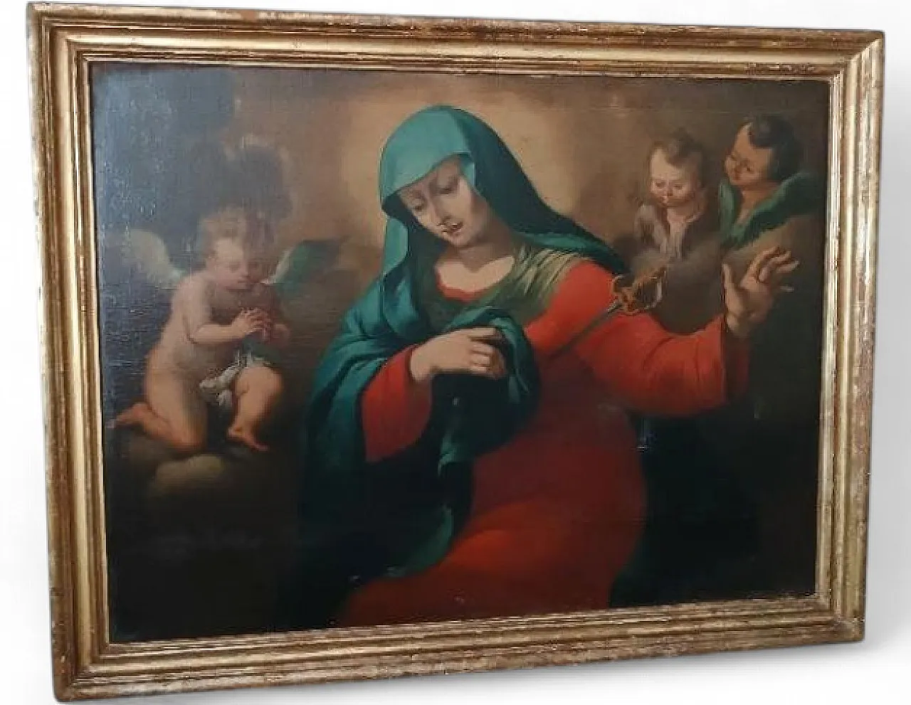 Virgin in Mourning, oil on canvas, 18th century 12