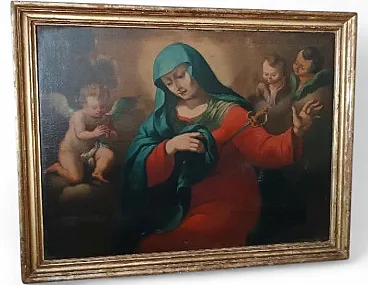 Virgin in Mourning, oil on canvas, 18th century
