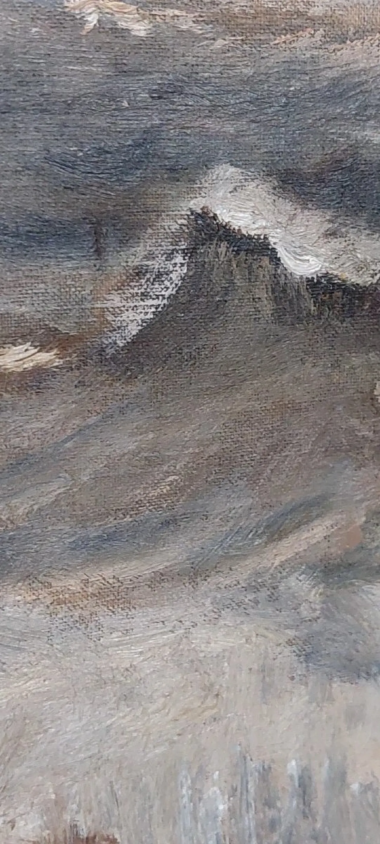 Marina by Giuseppe Manfredi, oil on canvas and cardboard, 1930s 7