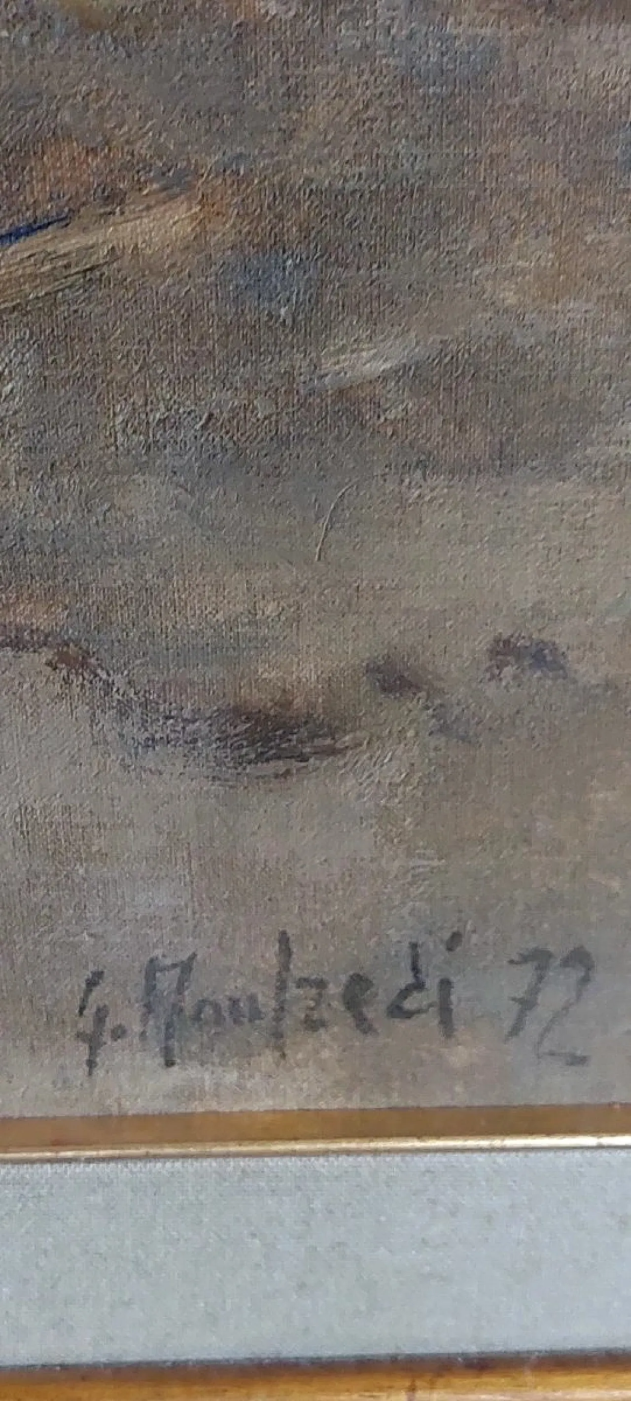 Marina by Giuseppe Manfredi, oil on canvas and cardboard, 1930s 9