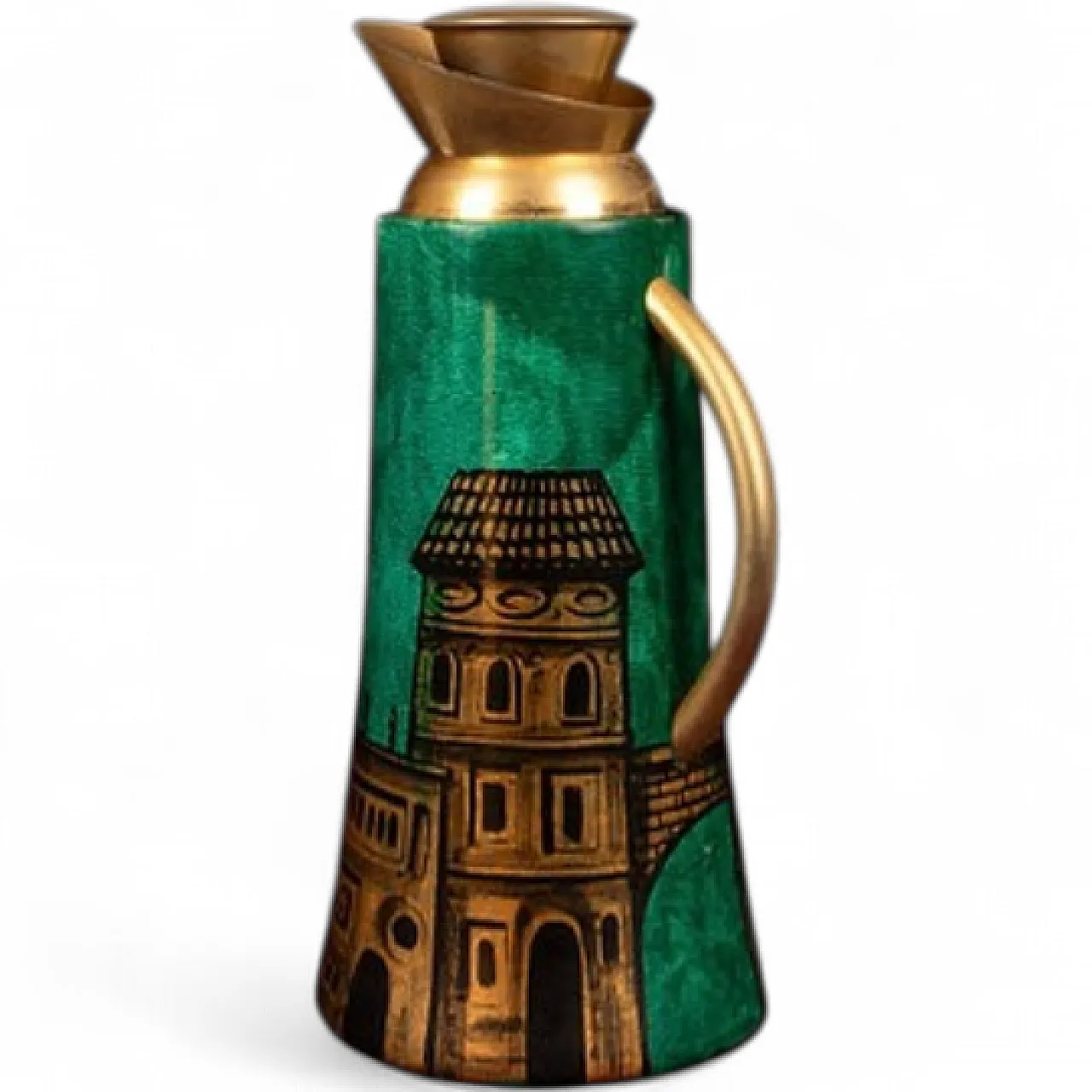 Thermos in pergamena in pelle di capra mod. 968D di Aldo Tura, anni 60 13