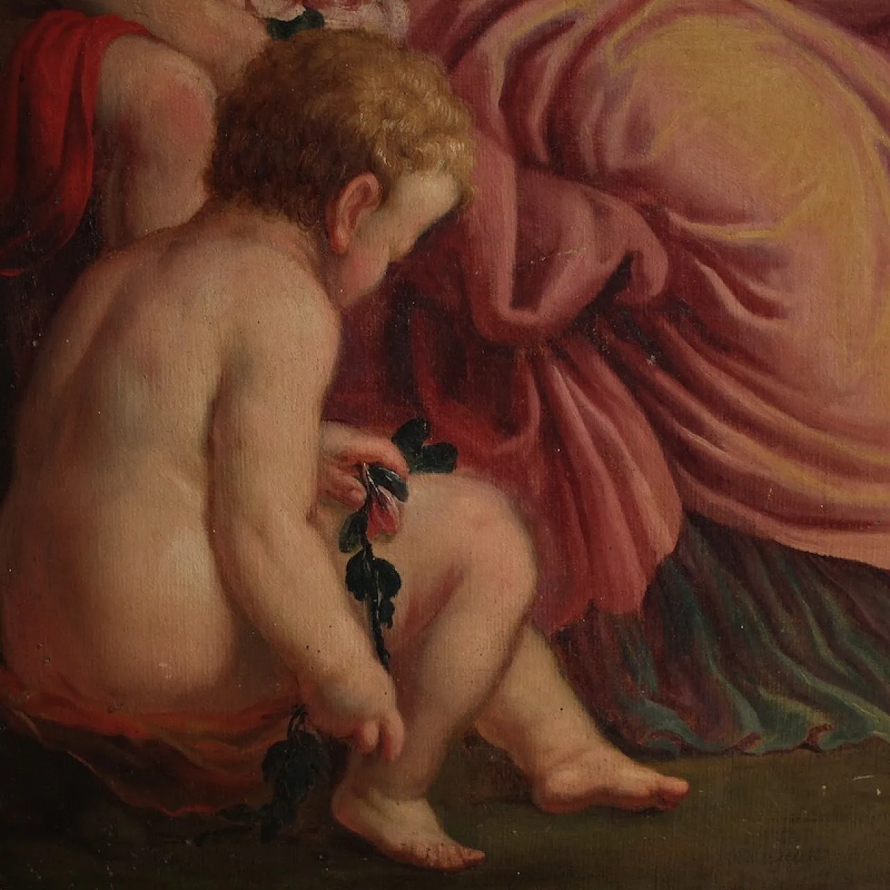 Quadro neoclassico l’Aurora che spegne la notura, '800 12