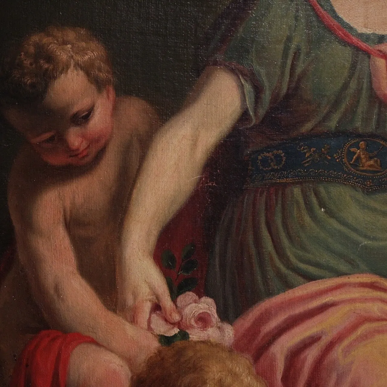 Quadro neoclassico l’Aurora che spegne la notura, '800 13