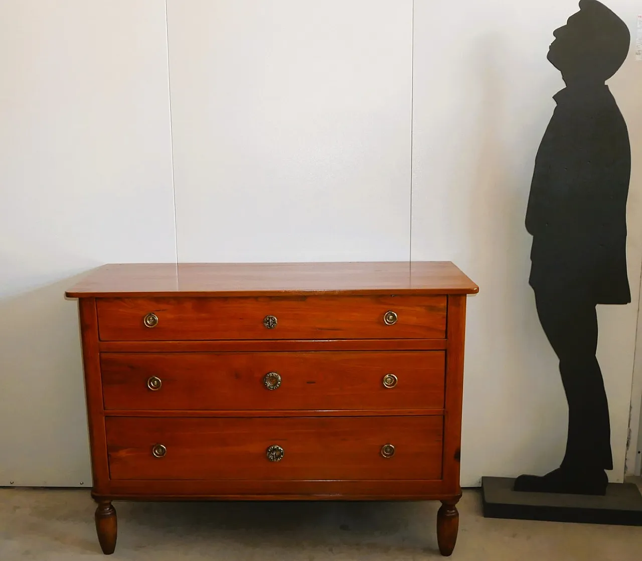 Dresser in antique solid elm, Mid 19th century 1