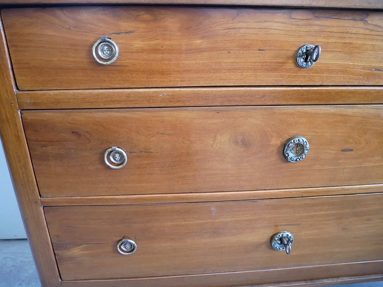 Dresser in antique solid elm, Mid 19th century 5