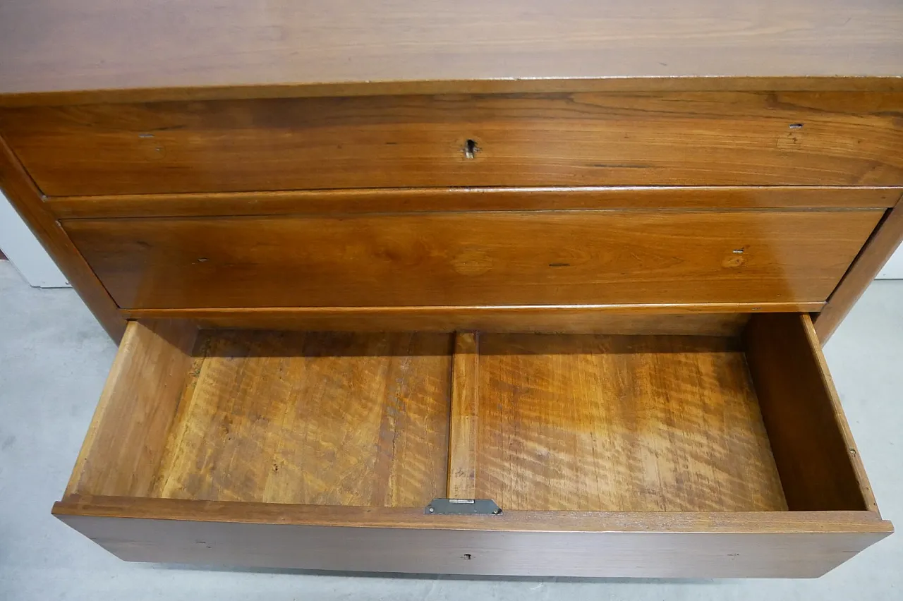 Dresser in antique solid elm, Mid 19th century 9
