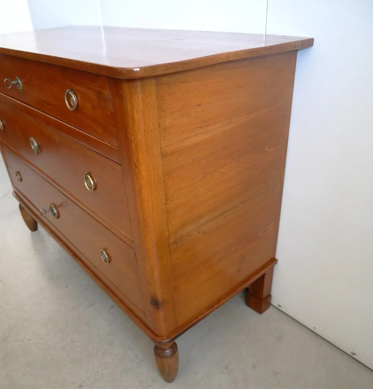 Dresser in antique solid elm, Mid 19th century 11