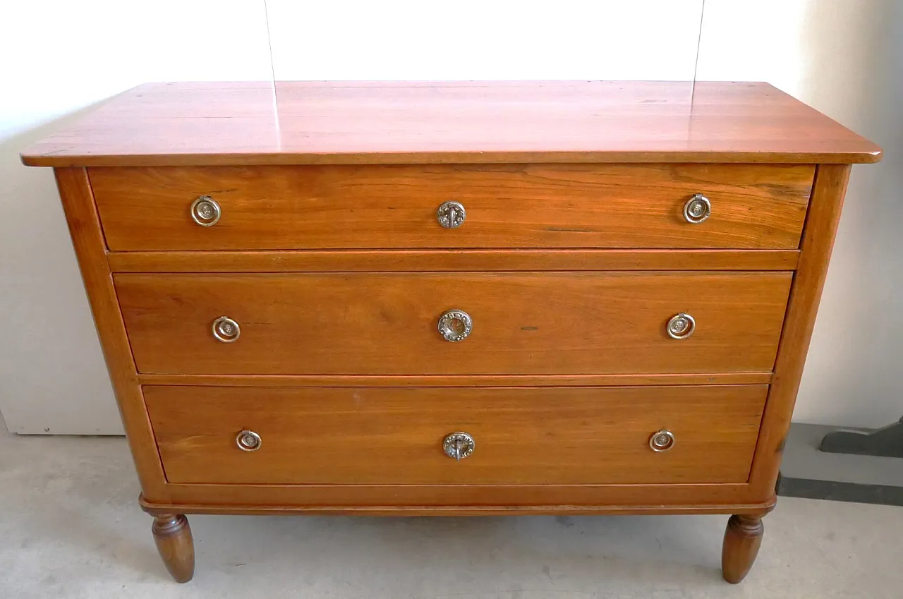 Dresser in antique solid elm, Mid 19th century 13